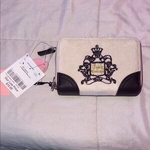 Juicy Couture For All Double Zip Around Crystal and Chocolate Wallet